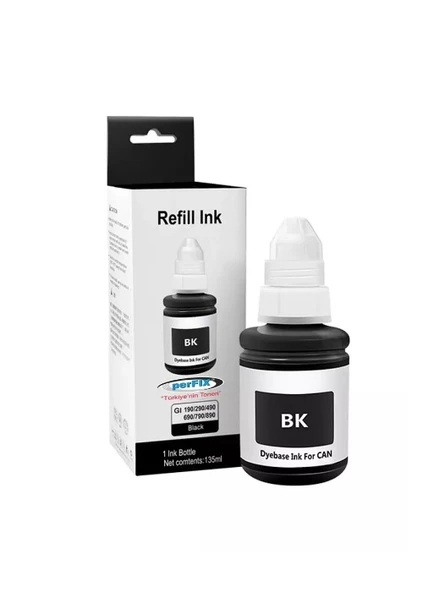 Canon Pixma G4410 Şişeli Mürekkep Siyah 135ml (Muadil) ürün görseli 1