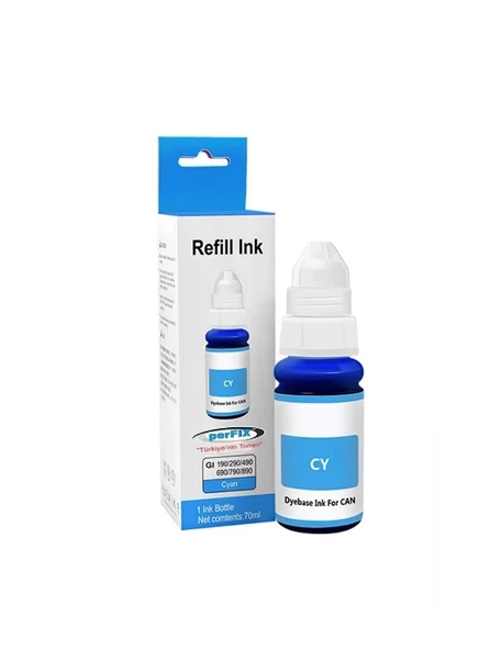 Canon Pixma G4411 Şişeli Mürekkep Mavi 70ml (Muadil) ürün görseli 1