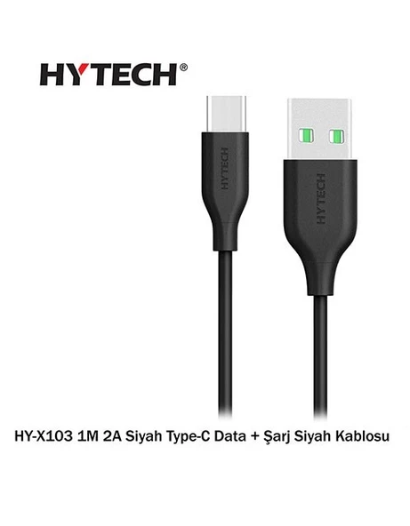 HYTECH HY-XF45  Type-C Data Kablo 2Amper 1M Şarj Kablosu USB-C, HY-X103 ürün görseli 1