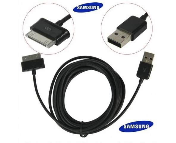 Samsung Galaxy TAB - TAB 2 N8000 N8005 Serisi Tabletler İçin 1m USB Şarj ve Data Kablosu ürün görseli 1