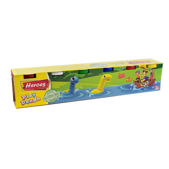 Oyun Hamuru 6 Renk Sevimli Balıkçı 6 100 Gram ürün görseli 1