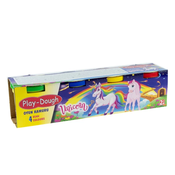 Oyun Hamuru 4 Renk Unicorn 4 100 Gram ürün görseli 1