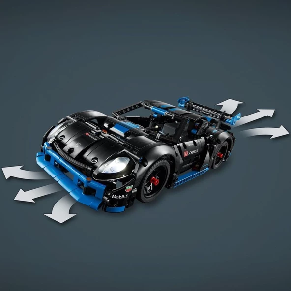 LEGO Technic 42176 Porsche GT4 e-Performance Yarış Arabası - Resim 4