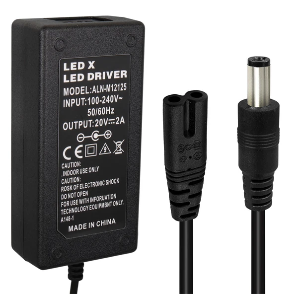 Powermaster 20 Volt 2 Amper 5.5 2.5 Uçlu Lenovo Ibm Notebook Adaptörü - Resim 4