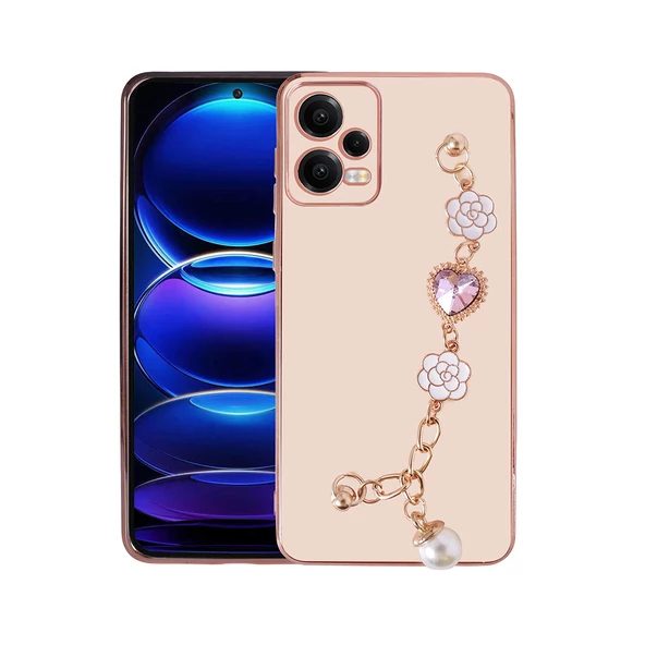 Xiaomi Redmi Note 12 5G El Tutamaçlı Kamera Korumalı Zore Taka Silikon Kapak kılıf ürün görseli 1