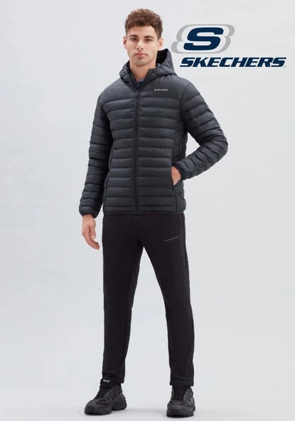 Skechers M Essential Hooded Jacket Mont S202063 Erkek Günlük Mont ürün görseli 1