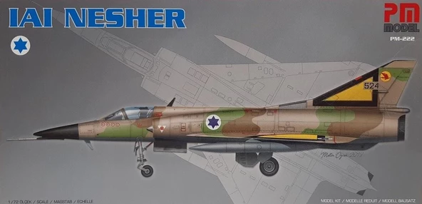 IAI Nesher PM Model Demonte Plastik Uçak Maket Kiti ürün görseli 1