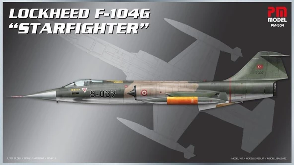 Lockheed F-104G Starfighter PM Model Demonte Plastik Uçak Maket Kiti ürün görseli 1