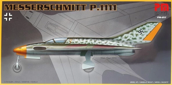 Messerschmitt P1111 Pm Model Avcı Uçağı Demonte Plastik Maketi ürün görseli 1