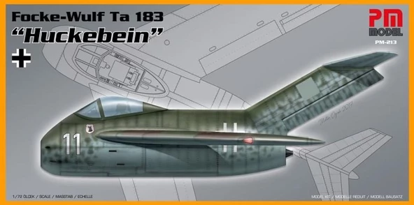Ta-183 Focke Wolf Pm Model Savaş Uçağı Demonte Plastik Maketi ürün görseli 1
