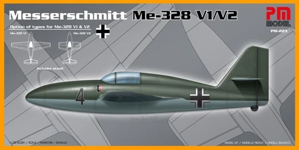 Messerschemitt Me-328 V1 V2 Pm Model Savaş Uçağı Demonte Plastik Maketi ürün görseli 1