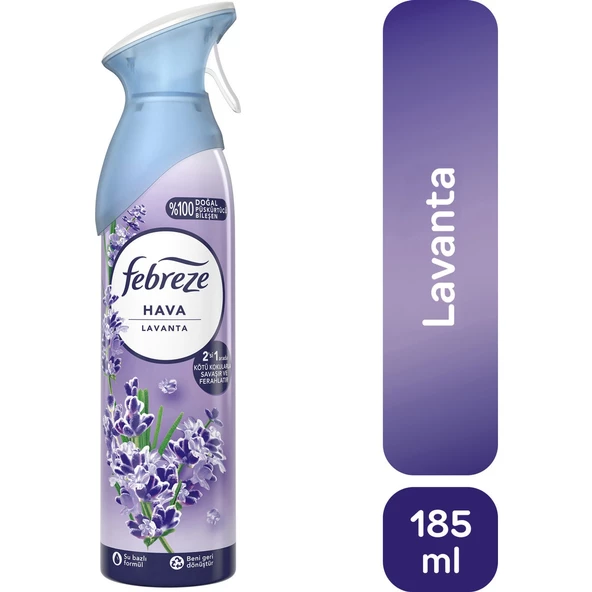 Febreze Hava Ferahlatıcı Sprey Oda Kokusu Lavanta Konforu 185 ml ürün görseli 1
