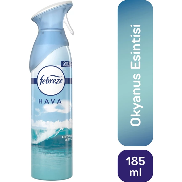 Febreze Hava Ferahlatıcı Sprey Oda Kokusu Okyanus Esintisi 185 ml ürün görseli 1