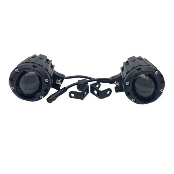 Space Space Offroad sis lambası 6.4 x 8.1 x 5.9 cm sarı-beyaz 12-60v set/  LASS367 ürün görseli 1