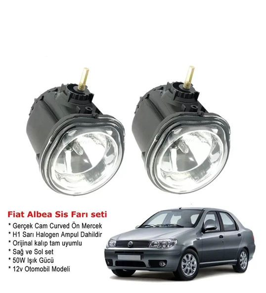 AEM Fiat albea sis lambası farı sağ sol takım ürün görseli 1