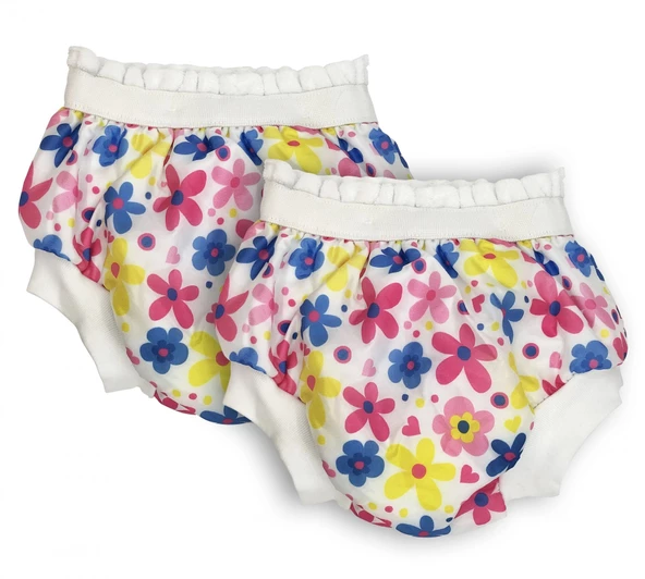 Sema Baby 2'li  Desenli Lüks Alıştırma Külodu No.3 20-25 kg - Flowers ürün görseli 1