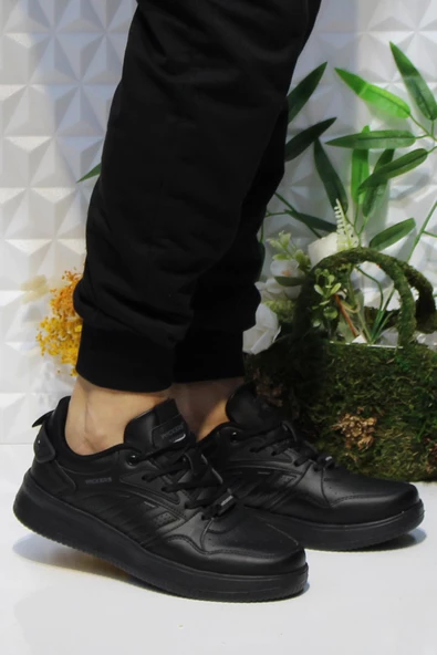 Fort Wks 2693 Siyah Rahat Hafif Sneaker Erkek Spor Ayakkabı ürün görseli 1