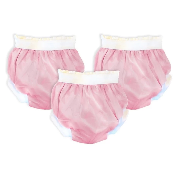 Pierre Cardin 3'lü Alıştırma Külodu 16-22kg - Pembe ürün görseli 1