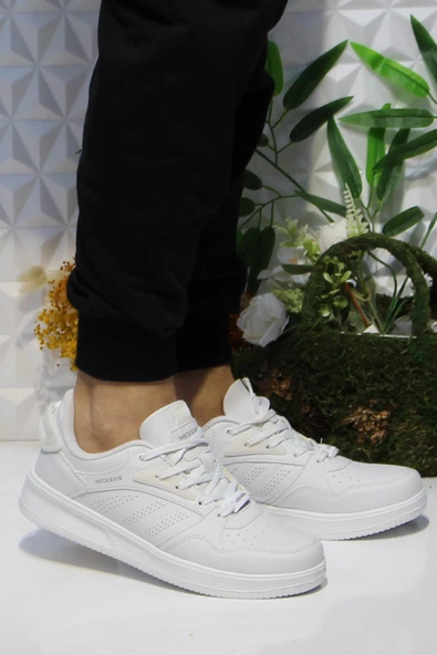Fort Wks 2693 Beyaz Rahat Hafif Sneaker Erkek Spor Ayakkabı ürün görseli 1