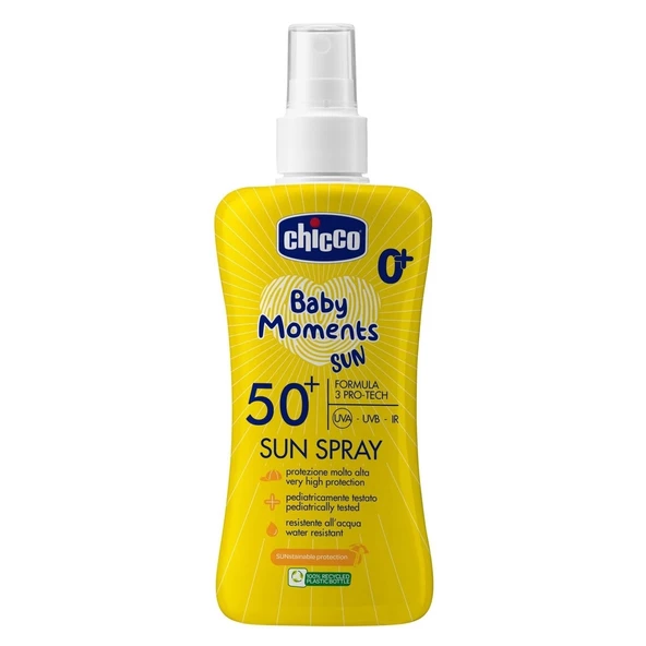 Chicco Yenidoğan Güneş Kremi SPF 50+ 150 ml  ürün görseli 1