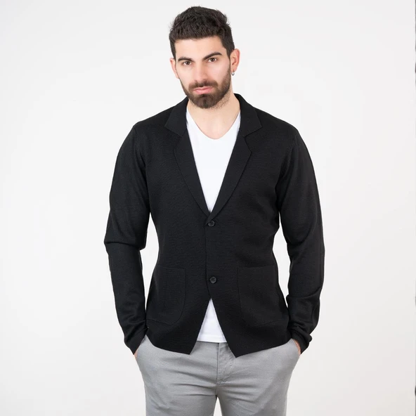 SAN&FA ERKEK ÇELİK ÖRGÜ HIRKA ürün görseli 1