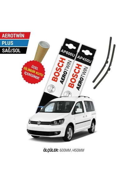 Volkswagen Caddy Silecek Takımı (2007-2017) Bosch Aerotwin Plus ürün görseli 1