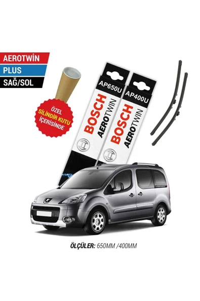 Peugeot Partner Silecek Takımı (2009-2018) Bosch Aerotwin Plus ürün görseli 1