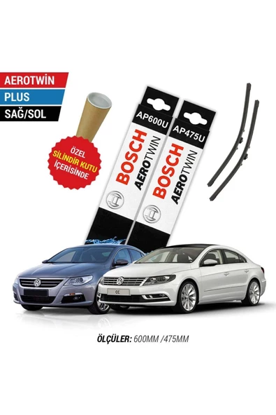 VW CC Silecek Takımı (2008-2017) Bosch Aerotwin Plus ürün görseli 1