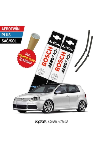 VW Golf 5 Silecek Takımı (2006-2009) Bosch Aerotwin Plus ürün görseli 1