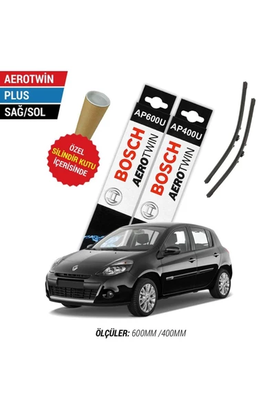 Renault Clio 3 Silecek Takımı (2006-2011) Bosch Aerotwin Plus ürün görseli 1