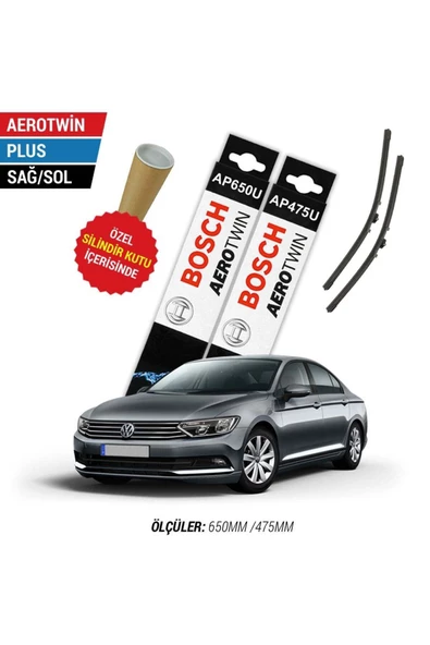 VW Passat Silecek Takımı (2015-2022) Bosch Aerotwin Plus ürün görseli 1