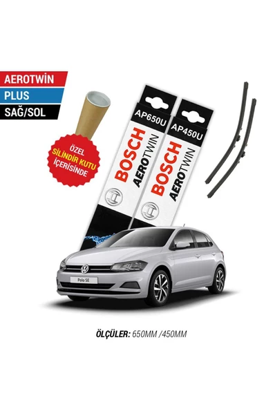 Volkswagen Polo Silecek Takımı (2018-2022) Bosch Aerotwin Plus ürün görseli 1