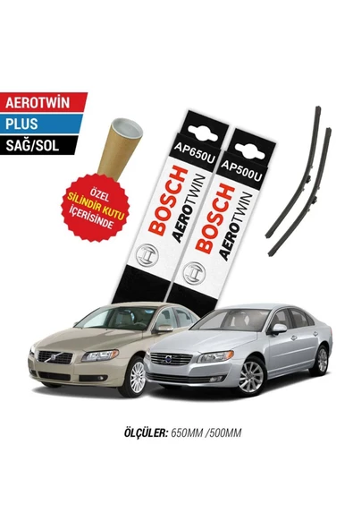 Volvo S80 Silecek Takımı (2006-2017) Bosch Aerotwin Plus ürün görseli 1