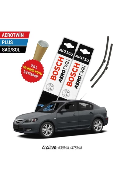 Mazda 3 Sedan Silecek Takımı (2004-2008) Bosch Aerotwin Plus ürün görseli 1