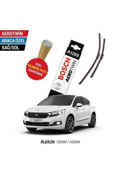 Citroen DS4 Silecek Takımı (2011-2015) Bosch Aerotwin A120S ürün görseli 1