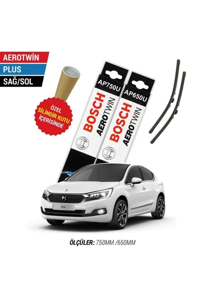 Citroen DS4 Silecek Takımı (2011-2015) Bosch Aerotwin Plus ürün görseli 1