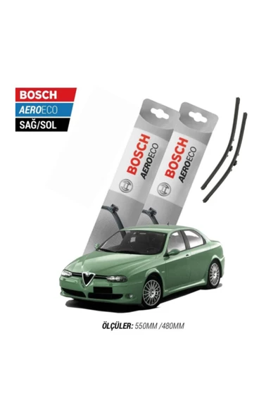 Alfa Romeo 146 1999 Model Bosch Aeroeco Muz Silecek Takımı ürün görseli 1