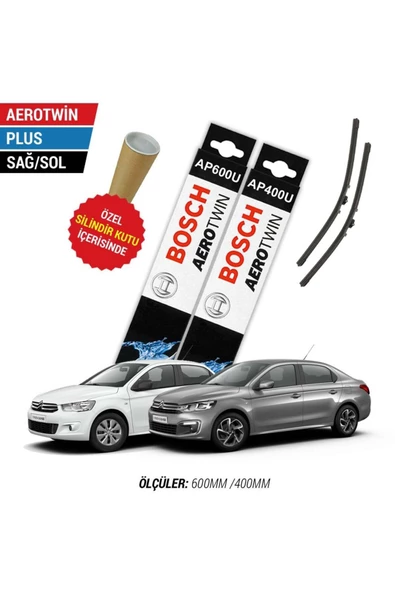 Citroen C-Elysee Silecek Seti (2012-2021) Bosch Aerotwin Plus ürün görseli 1