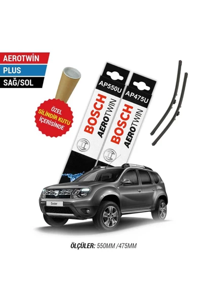 Dacia Duster Silecek Takımı (2018-2022) Bosch Aerotwin Plus ürün görseli 1
