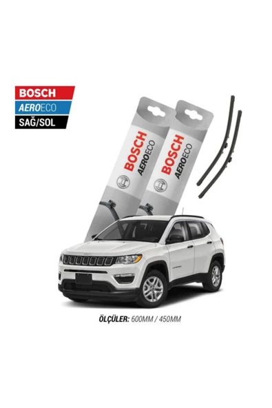 Jeep Compass 2021 Model Bosch Aeroeco Muz Silecek Takımı ürün görseli 1