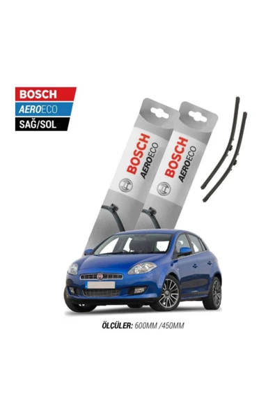 Fiat Bravo 2014 Model Bosch Aeroeco Muz Silecek Takımı ürün görseli 1