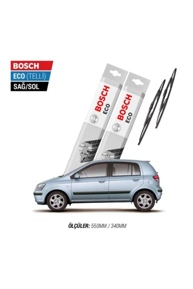 Hyundai Elantra 2002 Model Silecek Takımı Bosch Eco (telli) ürün görseli 1