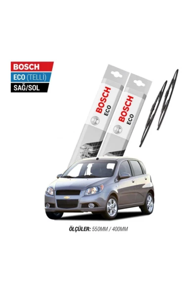 Chevrolet Aveo Hb 2006 Model Silecek Takımı Bosch Eco (telli) ürün görseli 1