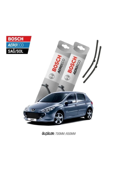 Peugeot 307 2005 Model Bosch Aeroeco Muz Silecek Takımı ürün görseli 1