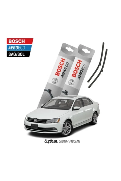 Volkswagen Jetta 2016 Model Bosch Aeroeco Muz Silecek Takımı ürün görseli 1