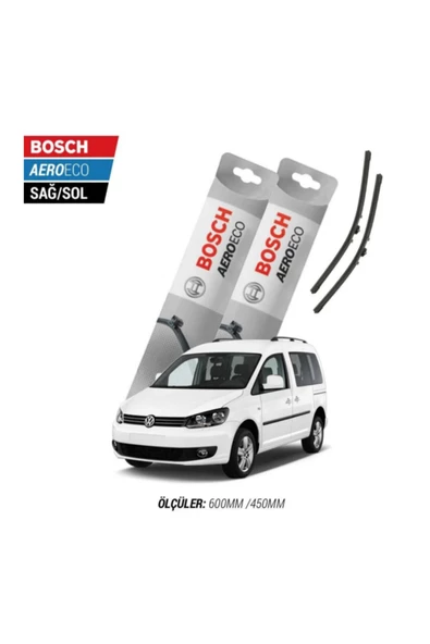 Volkswagen Caddy 2011 Model Bosch Aeroeco Muz Silecek Takımı ürün görseli 1