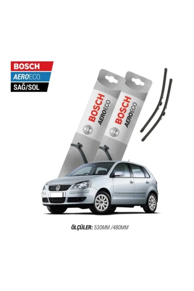 Volkswagen Polo 2006 Model Bosch Aeroeco Muz Silecek Takımı ürün görseli 1
