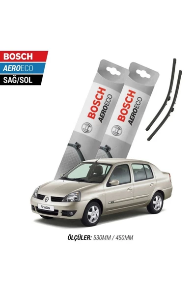 Renault Symbol 2004 Model Bosch Aeroeco Muz Silecek Takımı ürün görseli 1