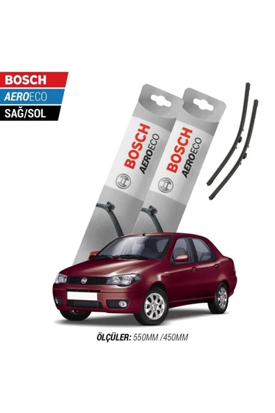 Fiat Albea 2008 Model Bosch Aeroeco Muz Silecek Takımı ürün görseli 1