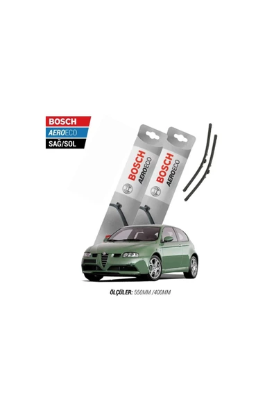 Alfa Romeo 147 2009 Model Bosch Aeroeco Muz Silecek Takımı ürün görseli 1